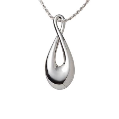 sterling silver infinity eternal cremation pendant necklace